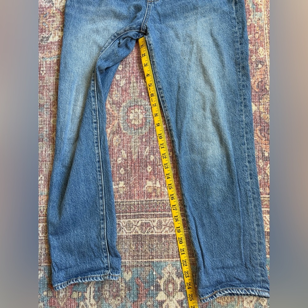 Levi’s Women’s Medium Dylan Blue Denim Overalls - Picture 6 of 13